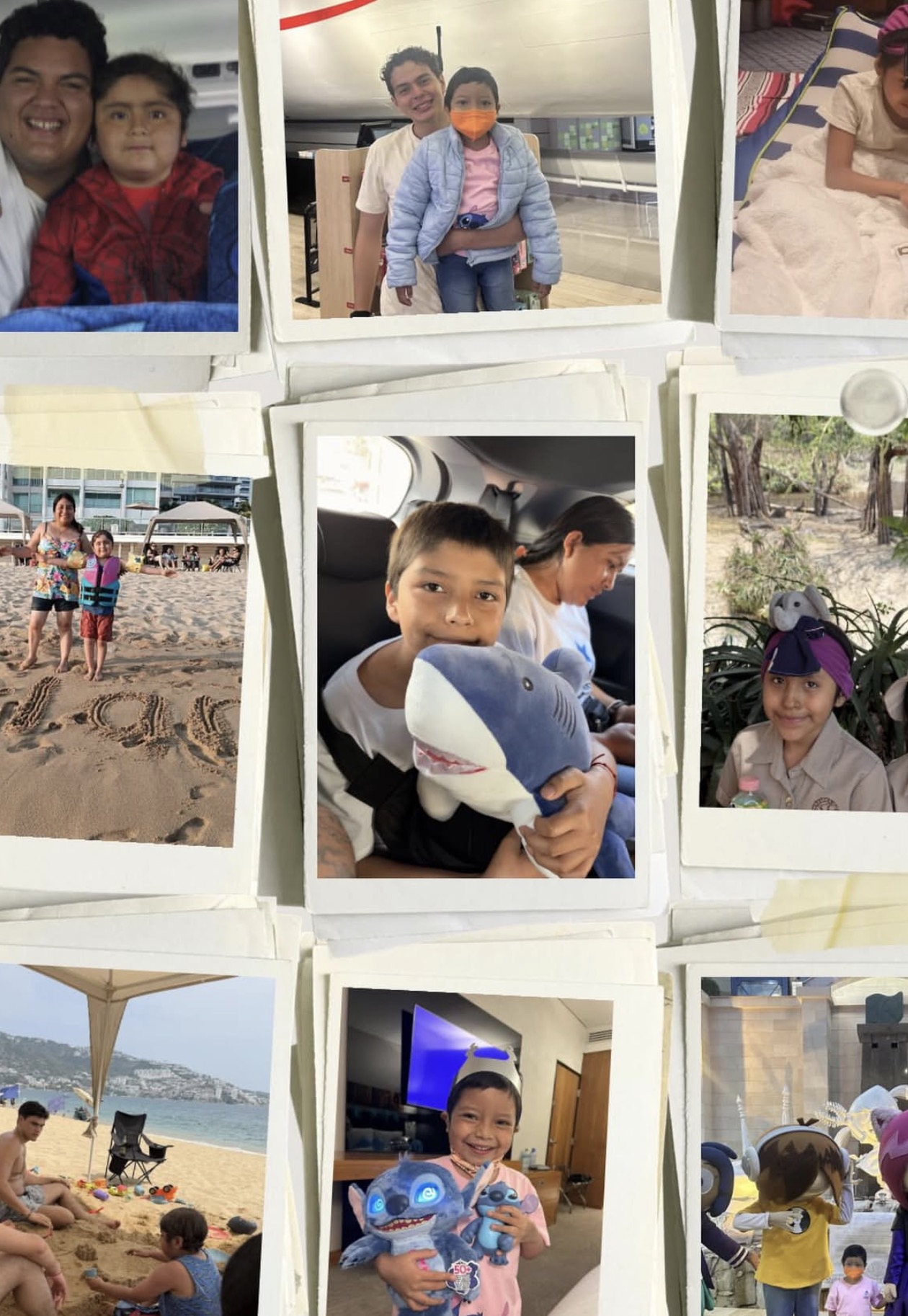 Collage de recuerdos de los sueños cumplidos de Cuéntame tu Sueño